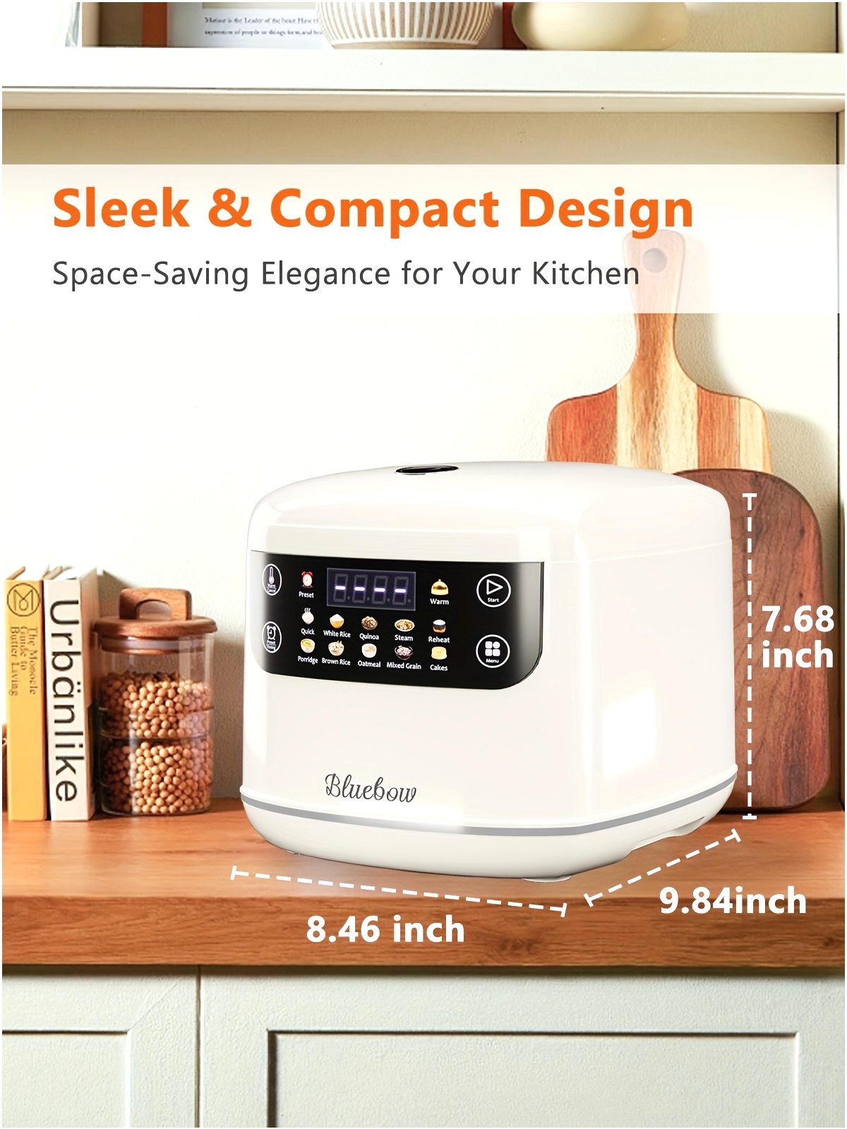 Home Cooking Menu - Smart Rice Cooker with Auto Keep-Warm