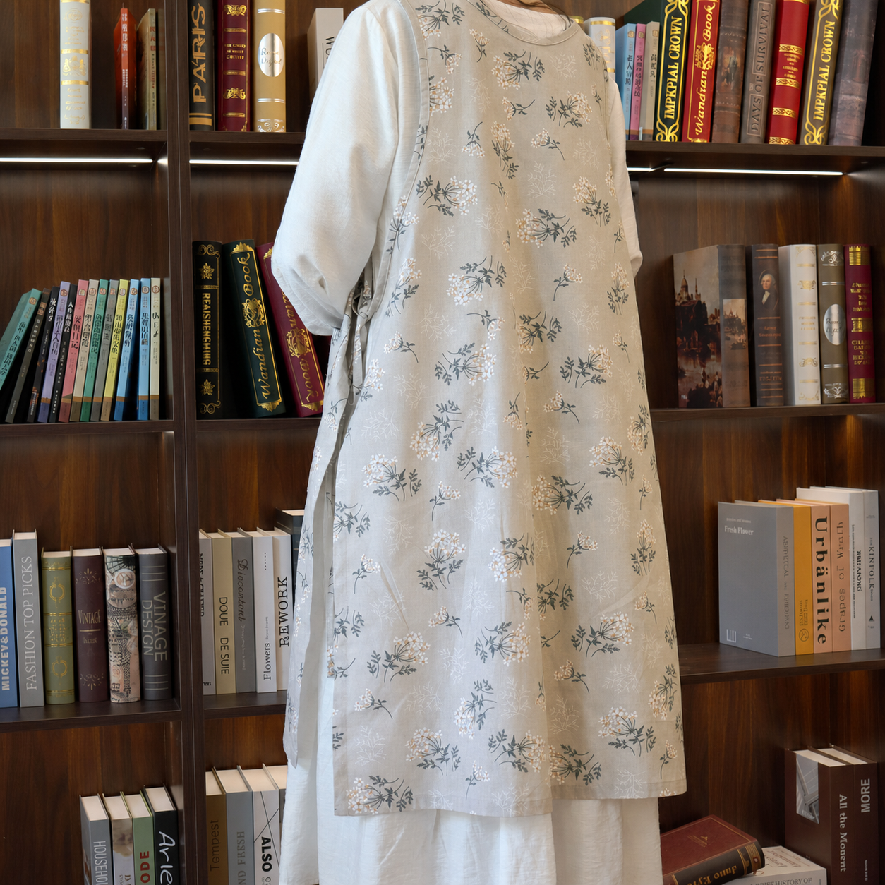 Home Cooking Restaurants - Cotton Apron Korean Sleeveless Apron Kitchen