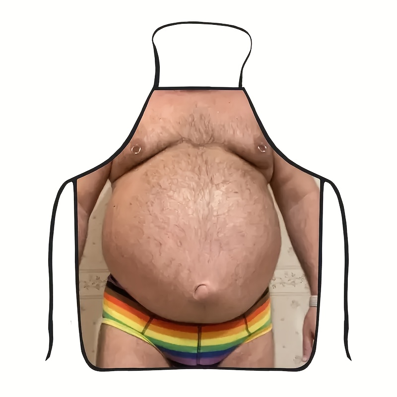 Home Cooking Meals - Hairy Beer Belly Rainbow Man Illusion