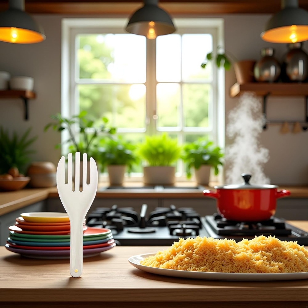 Large White Plastic Rice Paddl - Home Cooking Restaurants recension och pris