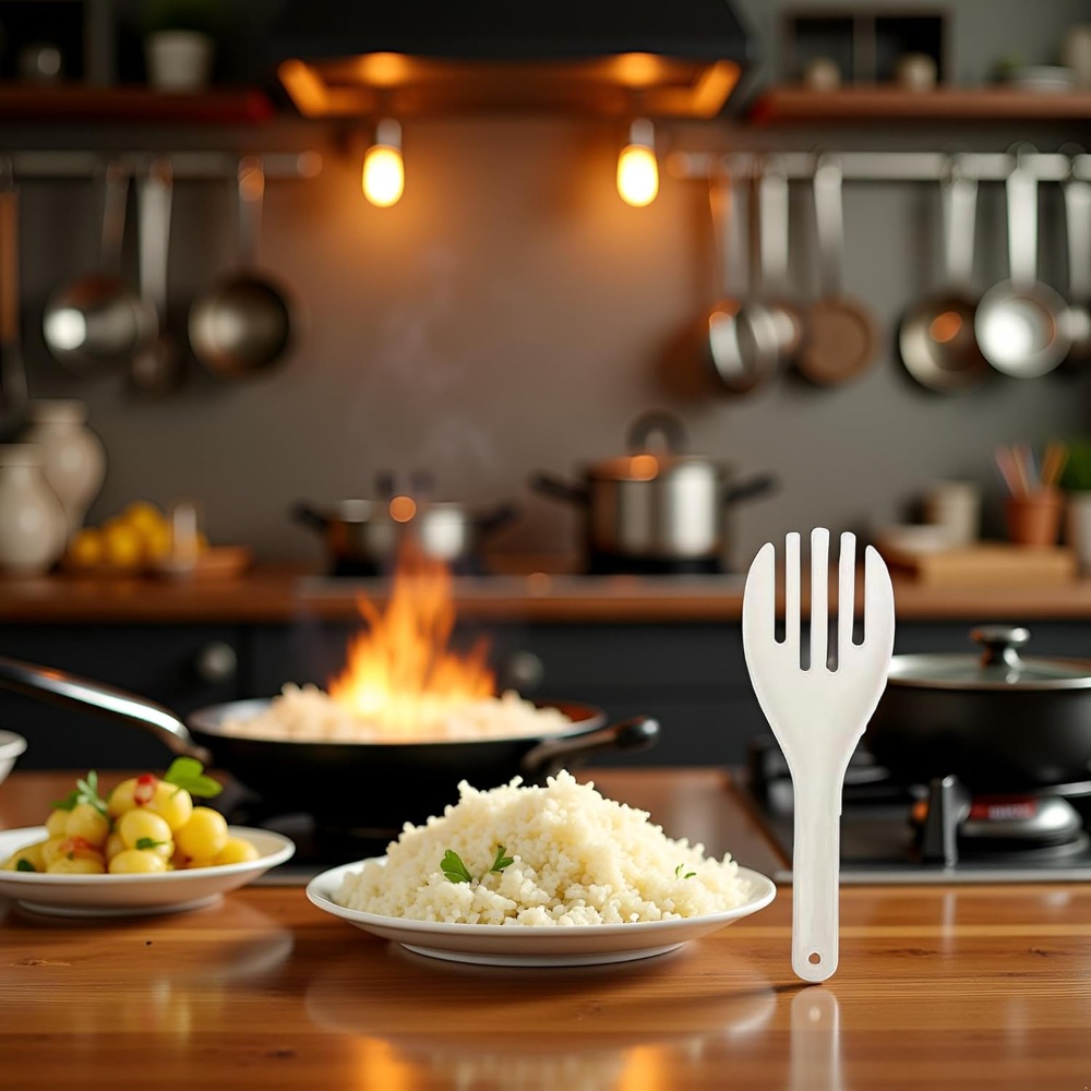 Large White Plastic Rice Paddl - Home Cooking Restaurants recension och pris