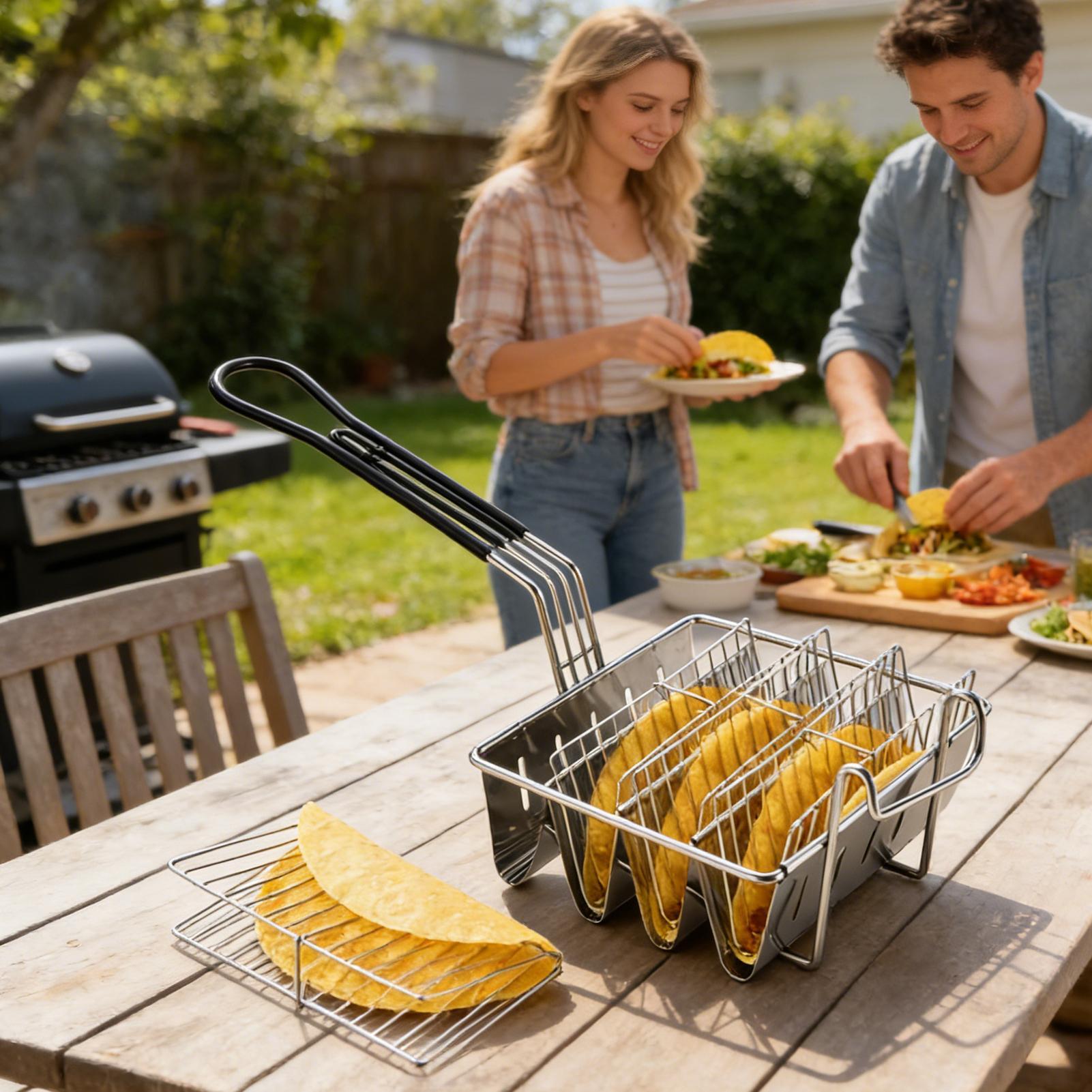 Taco Fryer Basket 4 Shells Sta - Home Cooking Restaurants recension och pris