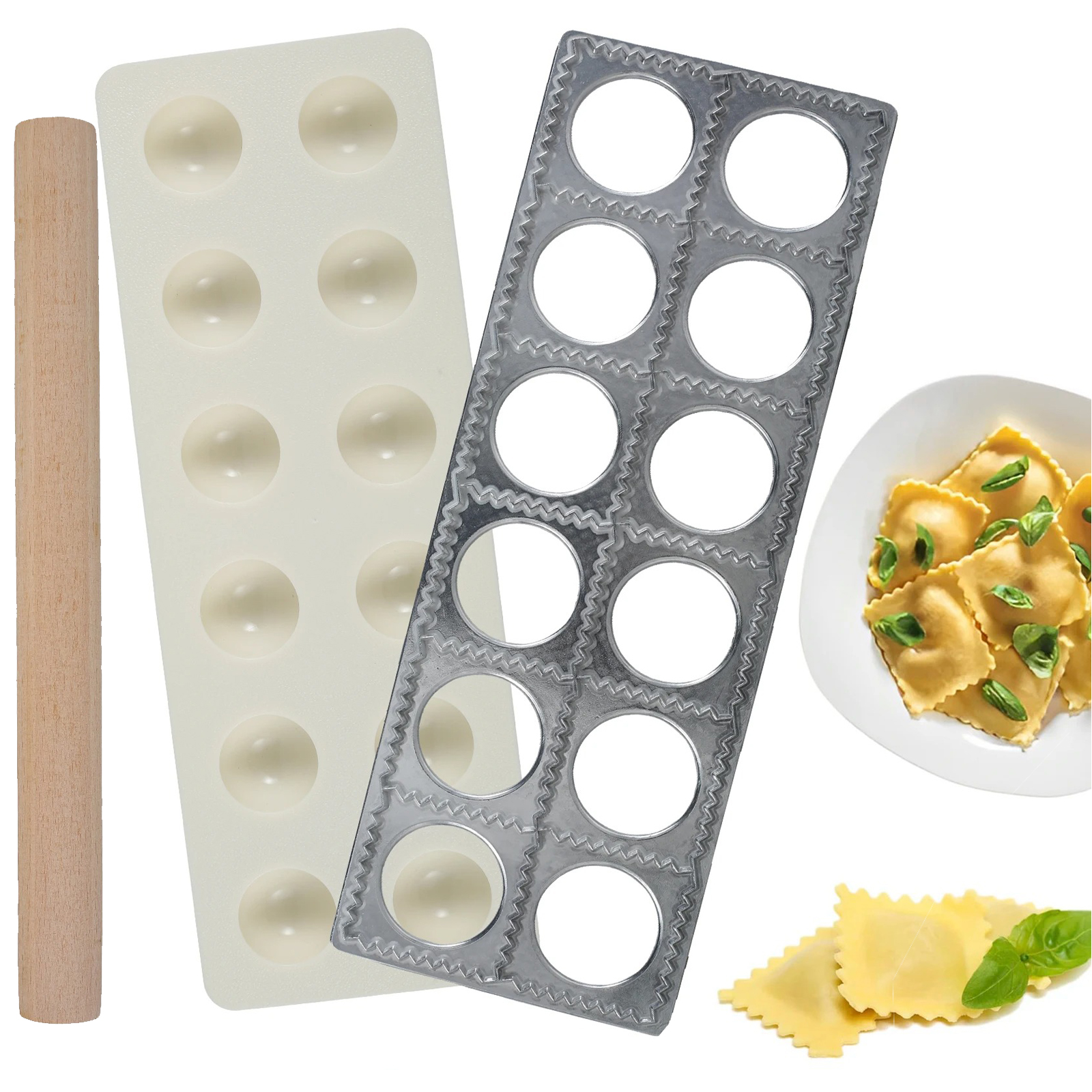 Dumpling Mold 12 Holes Ravioli - Home Cooking Help recension och pris