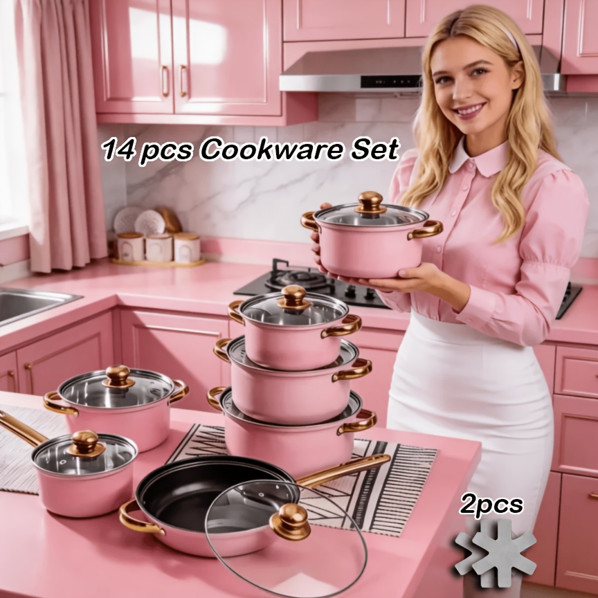 14pcs Stainless Steel Cookware - Home Cooking Restaurants recension och pris