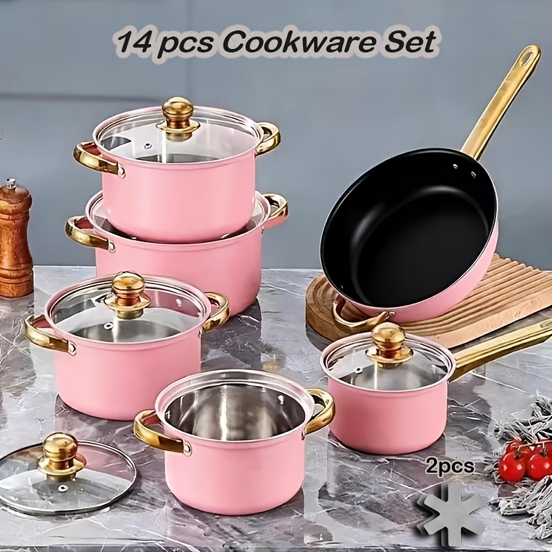 14pcs Stainless Steel Cookware - Home Cooking Restaurants recension och pris