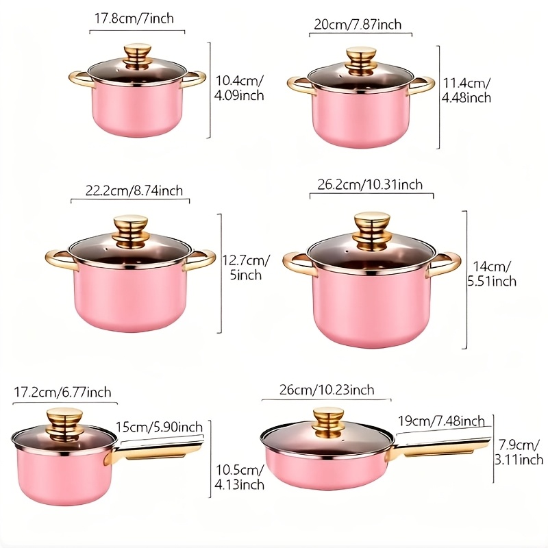 14pcs Stainless Steel Cookware - Home Cooking Restaurants recension och pris