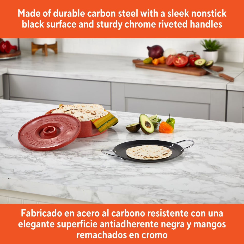 Hot Selling! 9 Inch Carbon Ste - Comal Griddle Round recension och pris