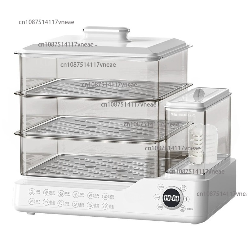 Electric Steamer with Water Ta - Home Cooking Meals recension och pris