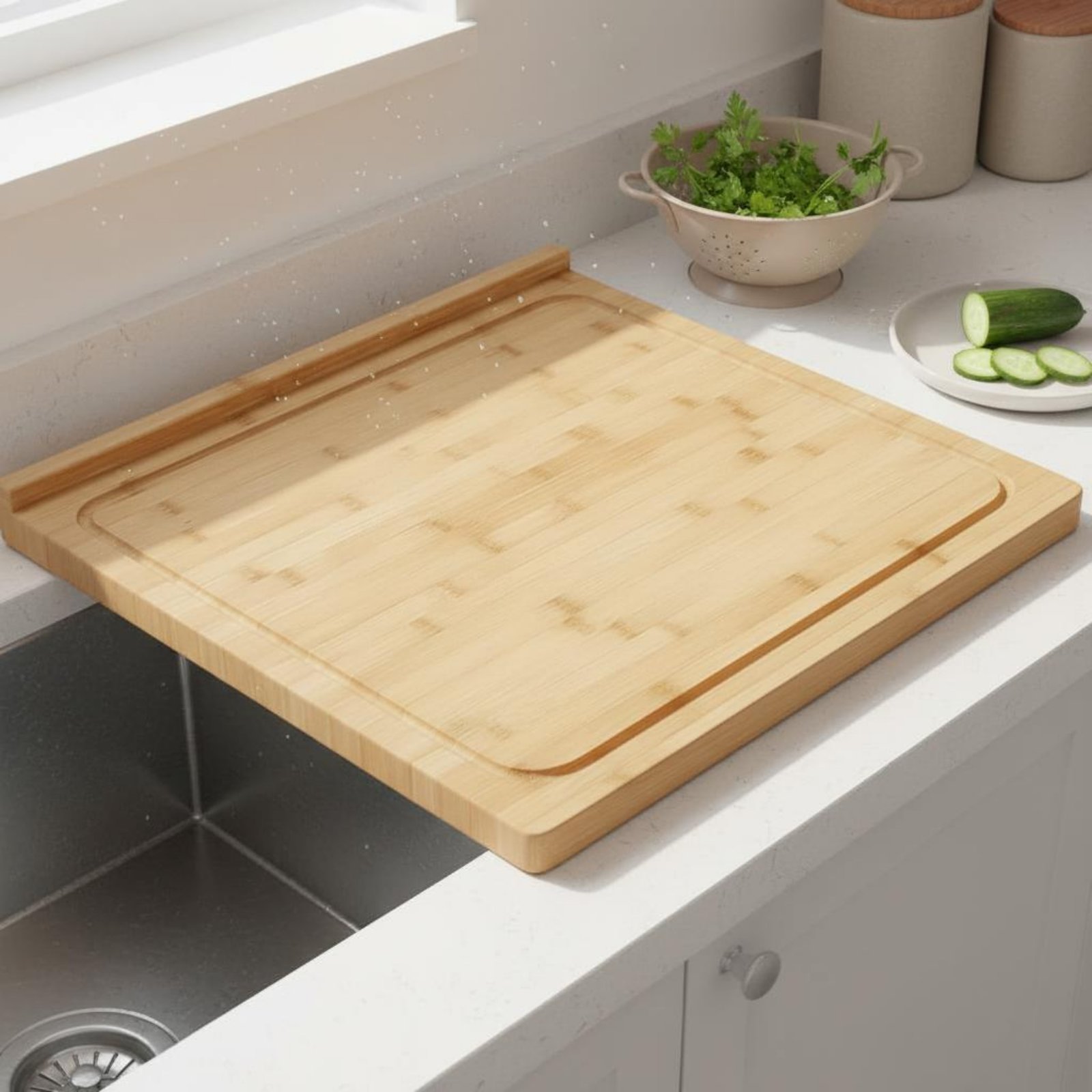Over the Sink Cutting Board Mu - Home Cooking Usa recension och pris