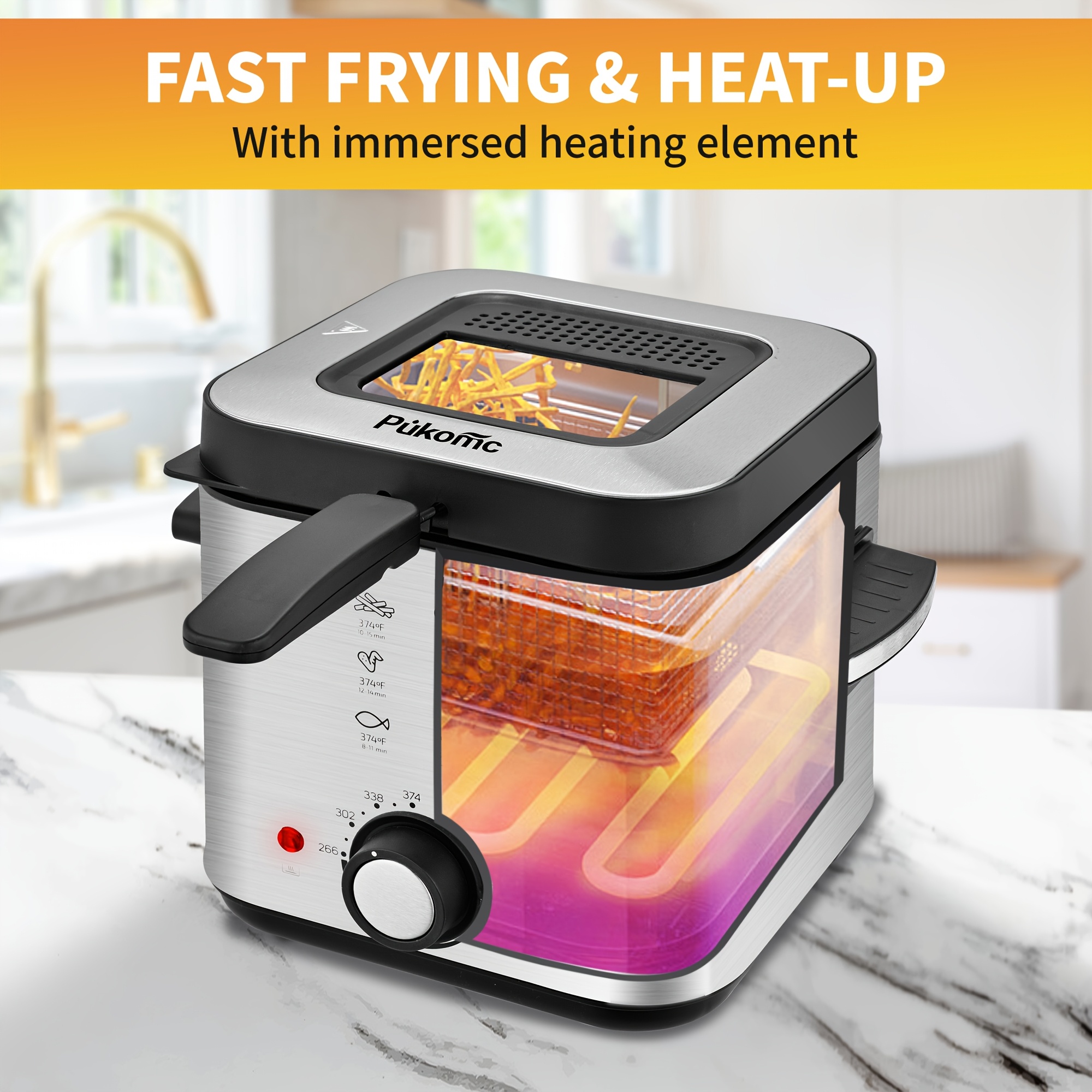Electric Deep Fryer – 1800W/15 - Home Cooking Meals recension och pris