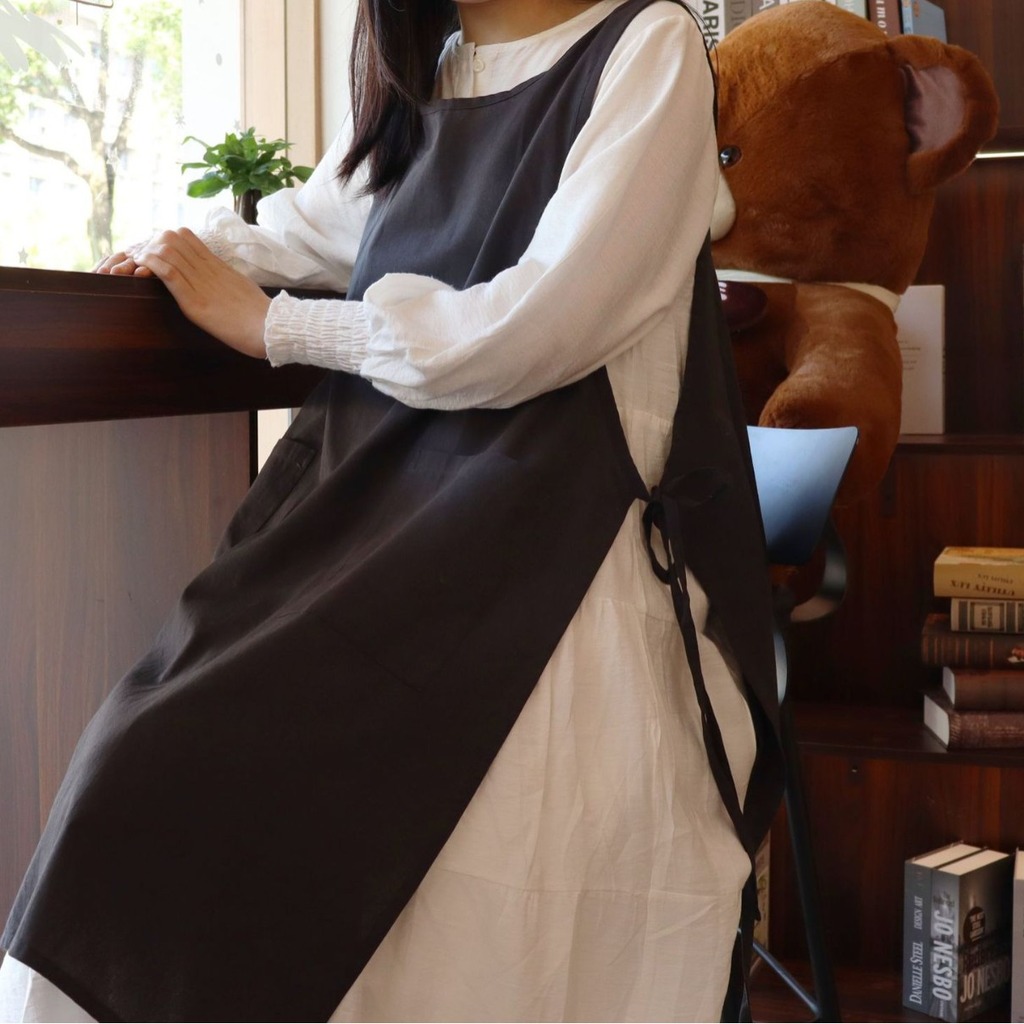 Cotton Apron Korean Sleeveless - Home Cooking Restaurants recension och pris