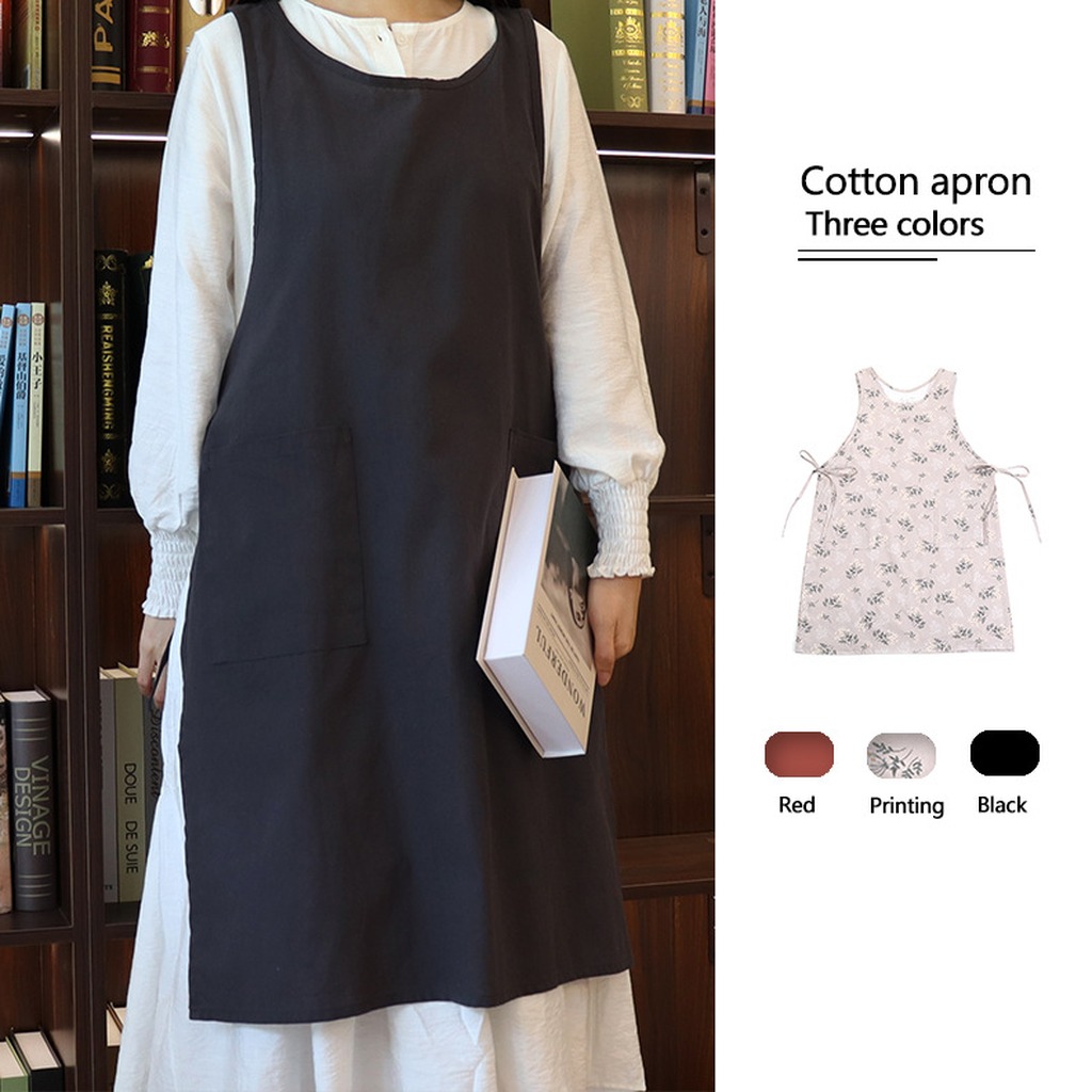 Cotton Apron Korean Sleeveless - Home Cooking Restaurants recension och pris