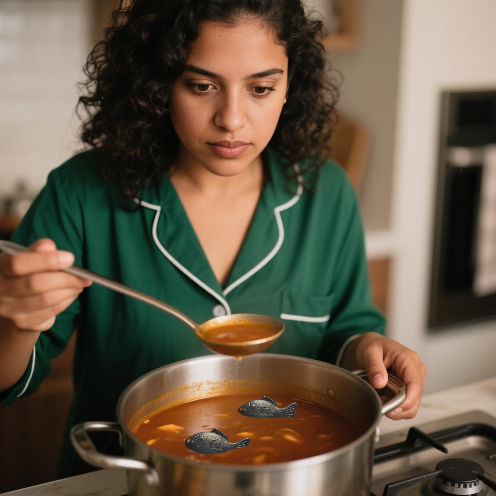 2 Pieces Iron Fish Natural Sou - Home Cooking Meals recension och pris