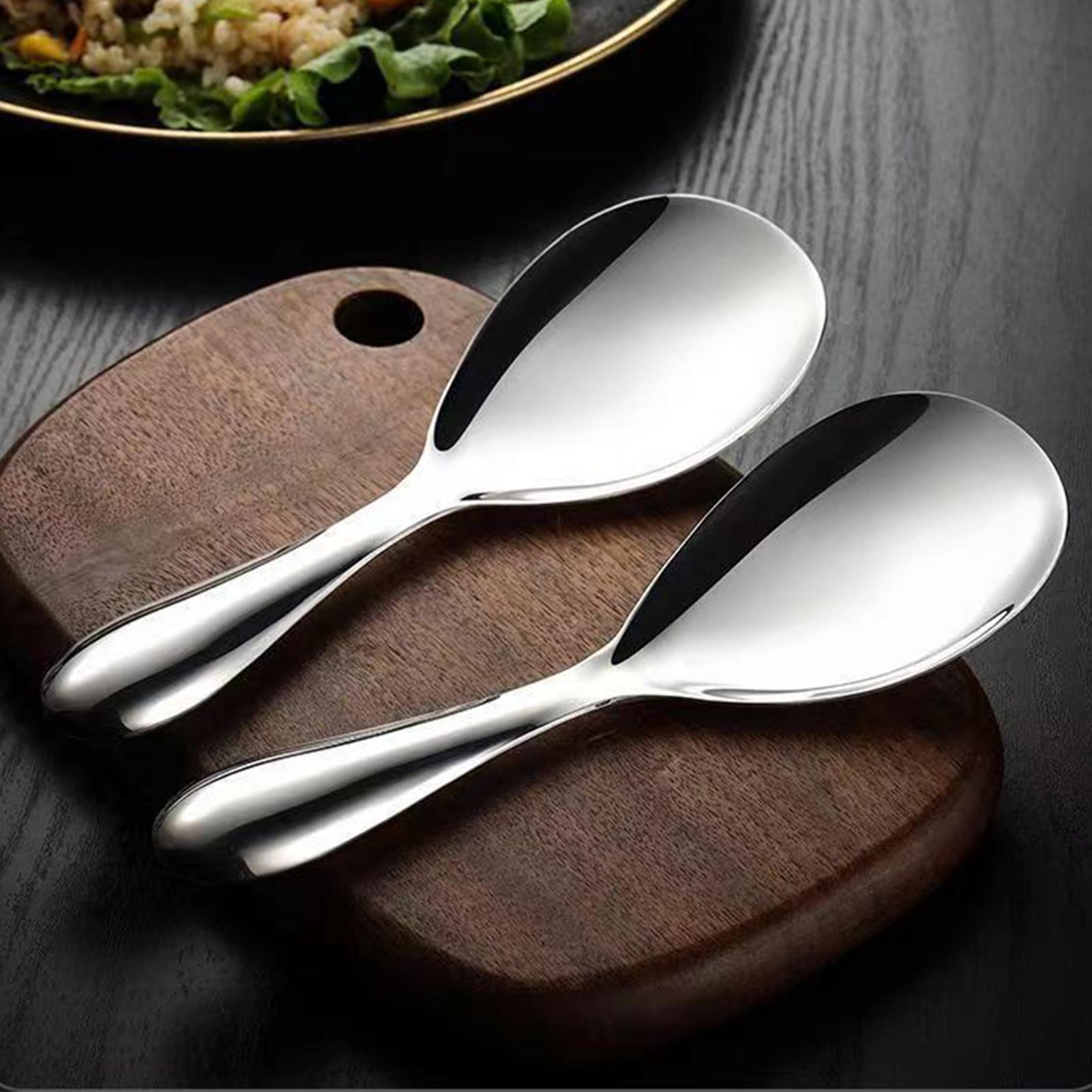 Stainless Steel Rice Spoon Pad - Home Cooking Meals recension och pris