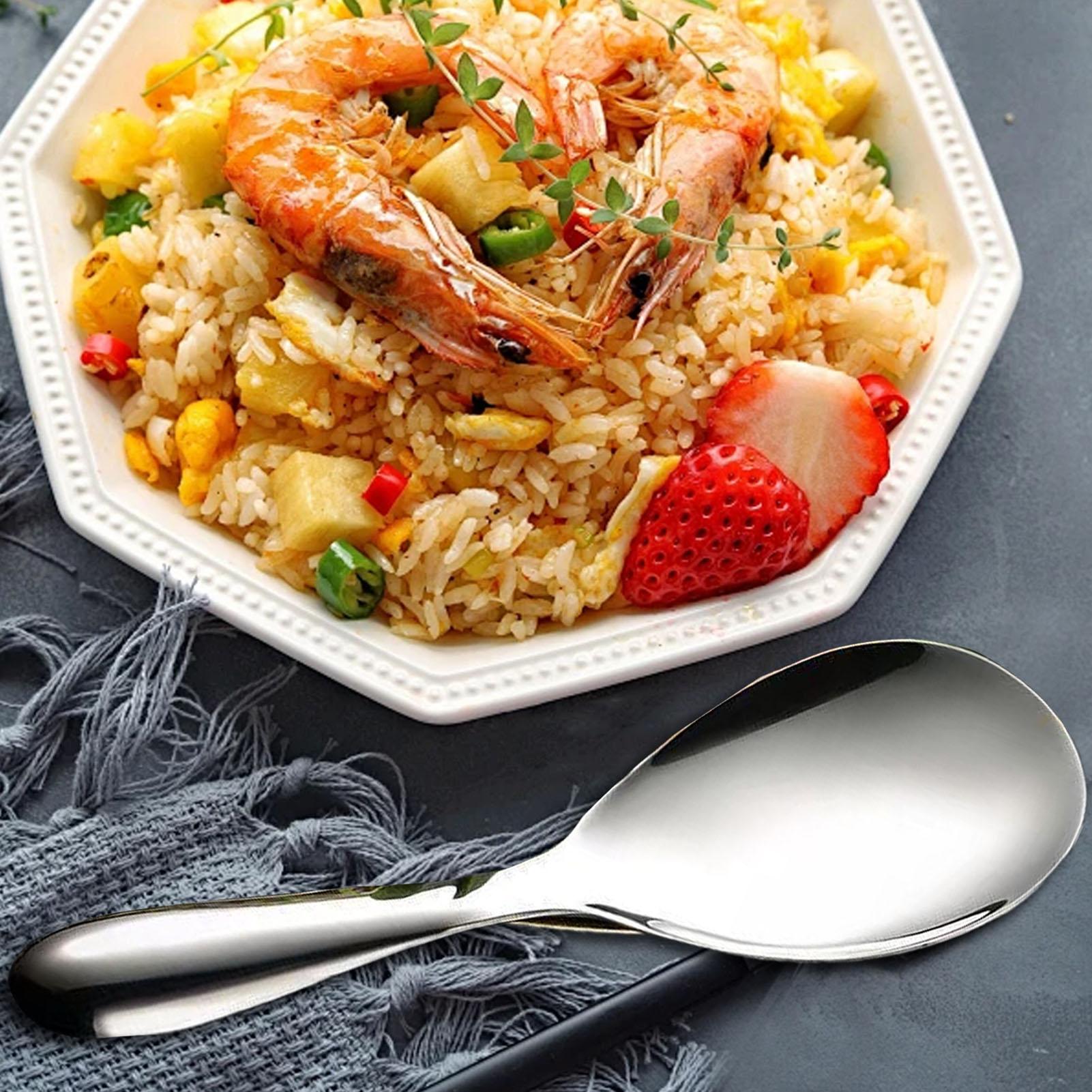 Stainless Steel Rice Spoon Pad - Home Cooking Meals recension och pris