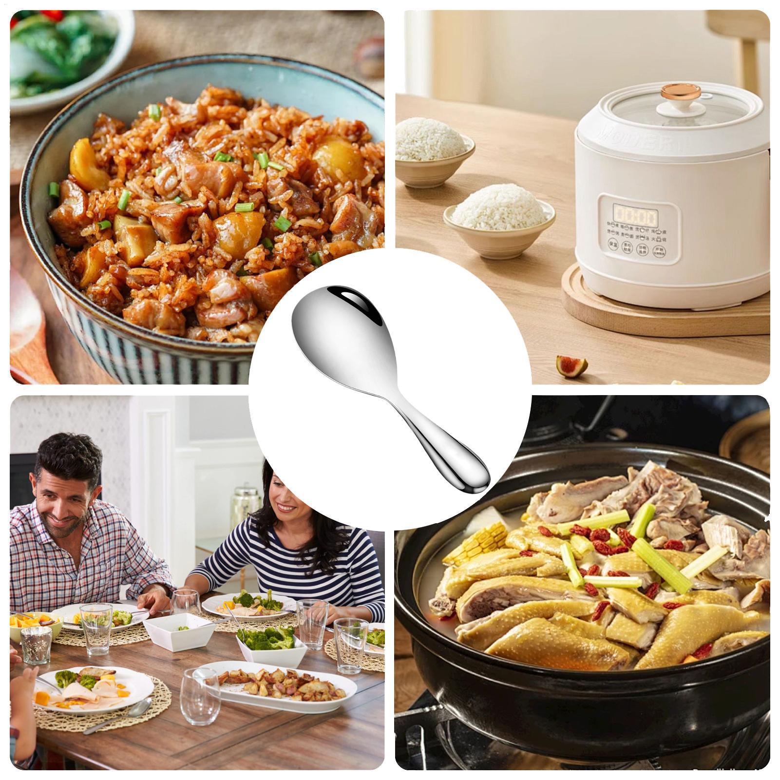 Stainless Steel Rice Spoon Pad - Home Cooking Meals recension och pris