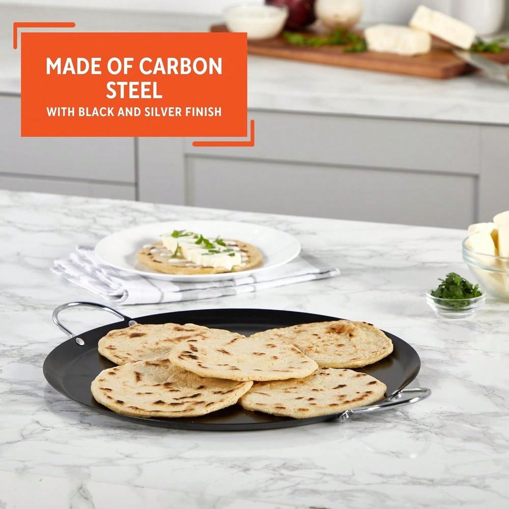 14 INCH Carbon Steel Nonstick  - Comal Griddle Round recension och pris