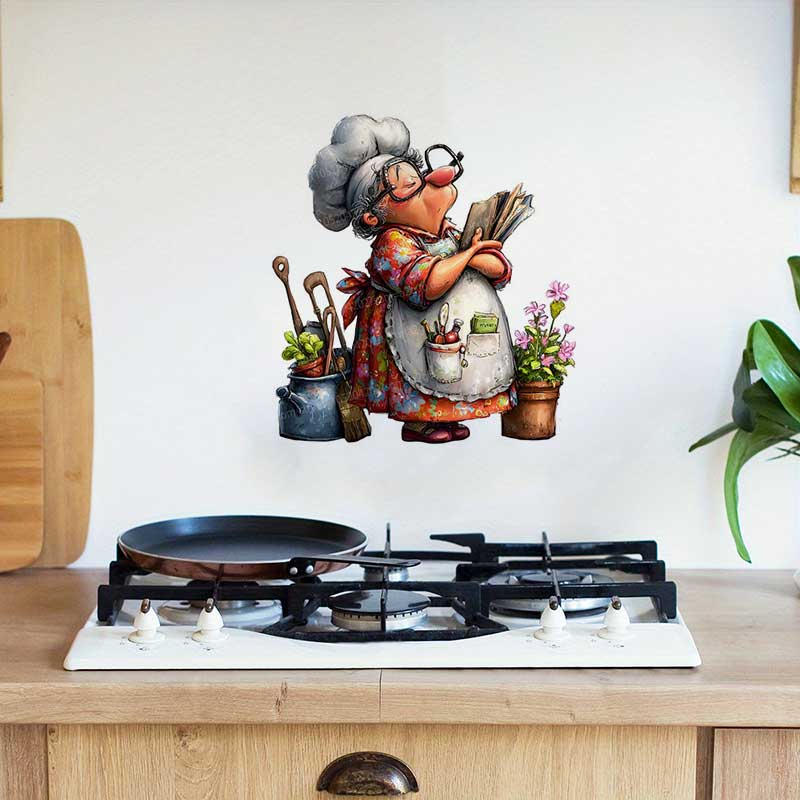 Funny Cooking Ladies Decal Sti - Home Cooking Meals recension och pris