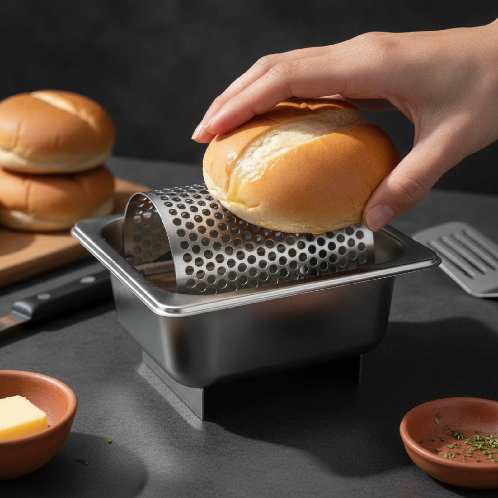 Butter Roller with Tray Stainl - Home Cooking Usa recension och pris