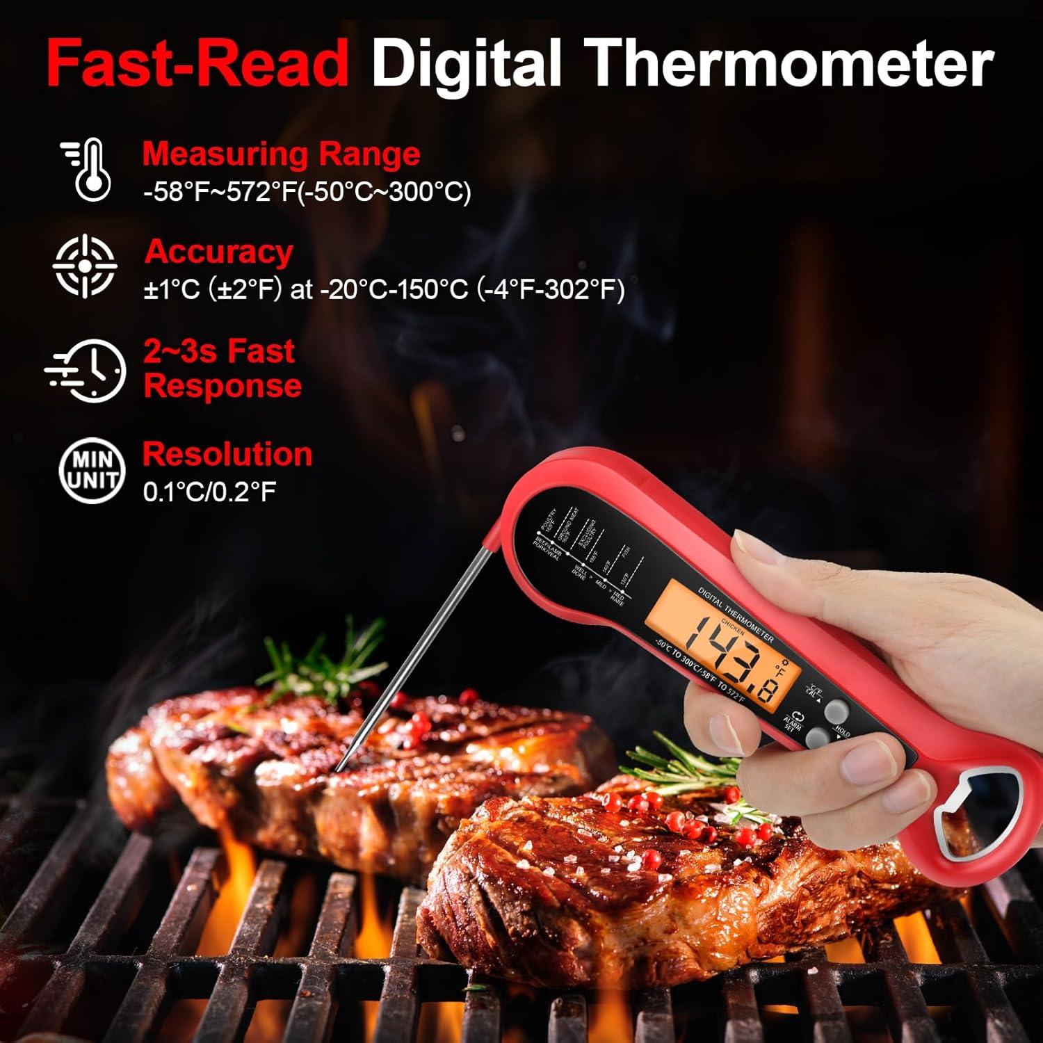 Long Cable Professional Meat T - Home Cooking Help recension och pris