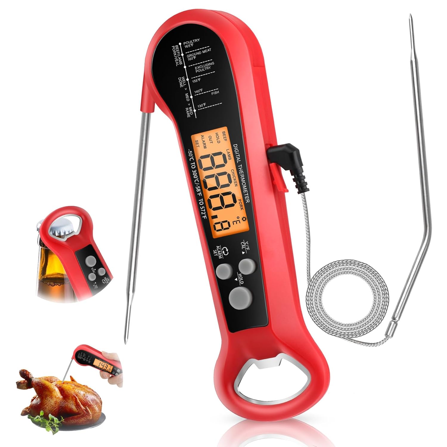 Long Cable Professional Meat T - Home Cooking Help recension och pris